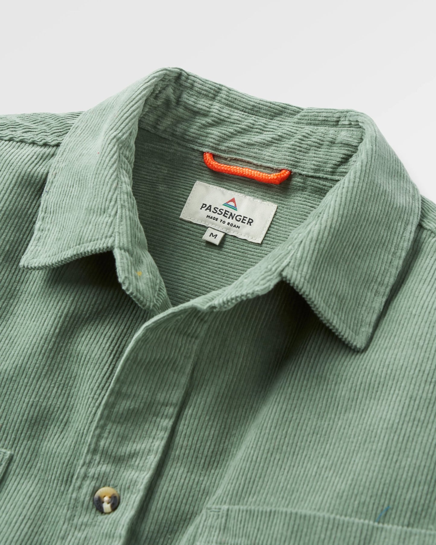 Backcountry Cord Shirt - Pistachio - Flatlay