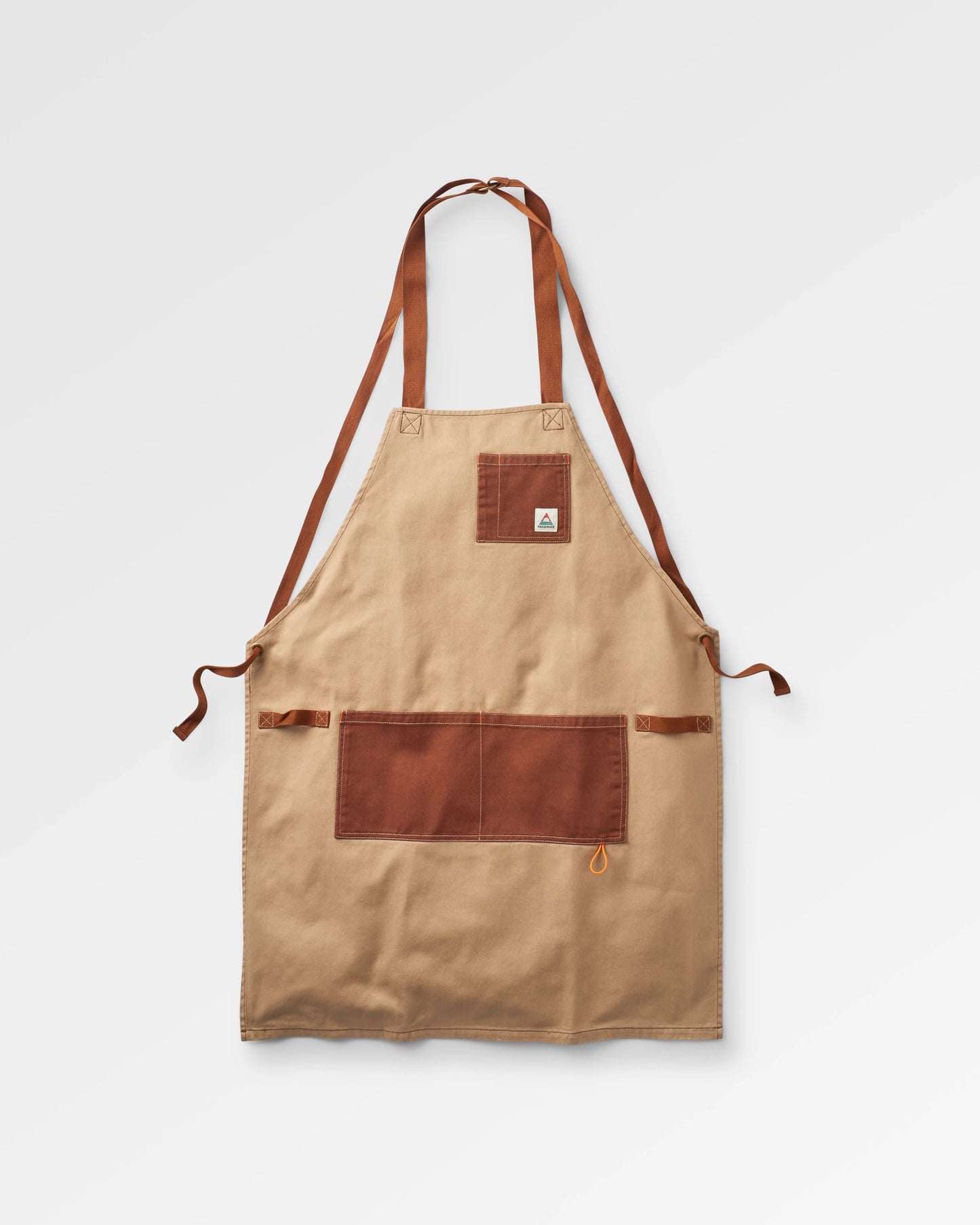 Campfire Recycled Cotton Apron - Elmwood - Flatlay
