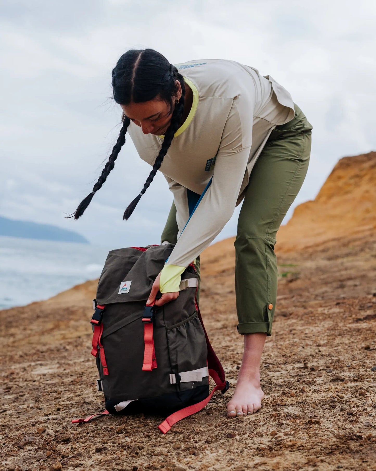 Boondocker Recycled 26L Backpack - Khaki - Lifestyle