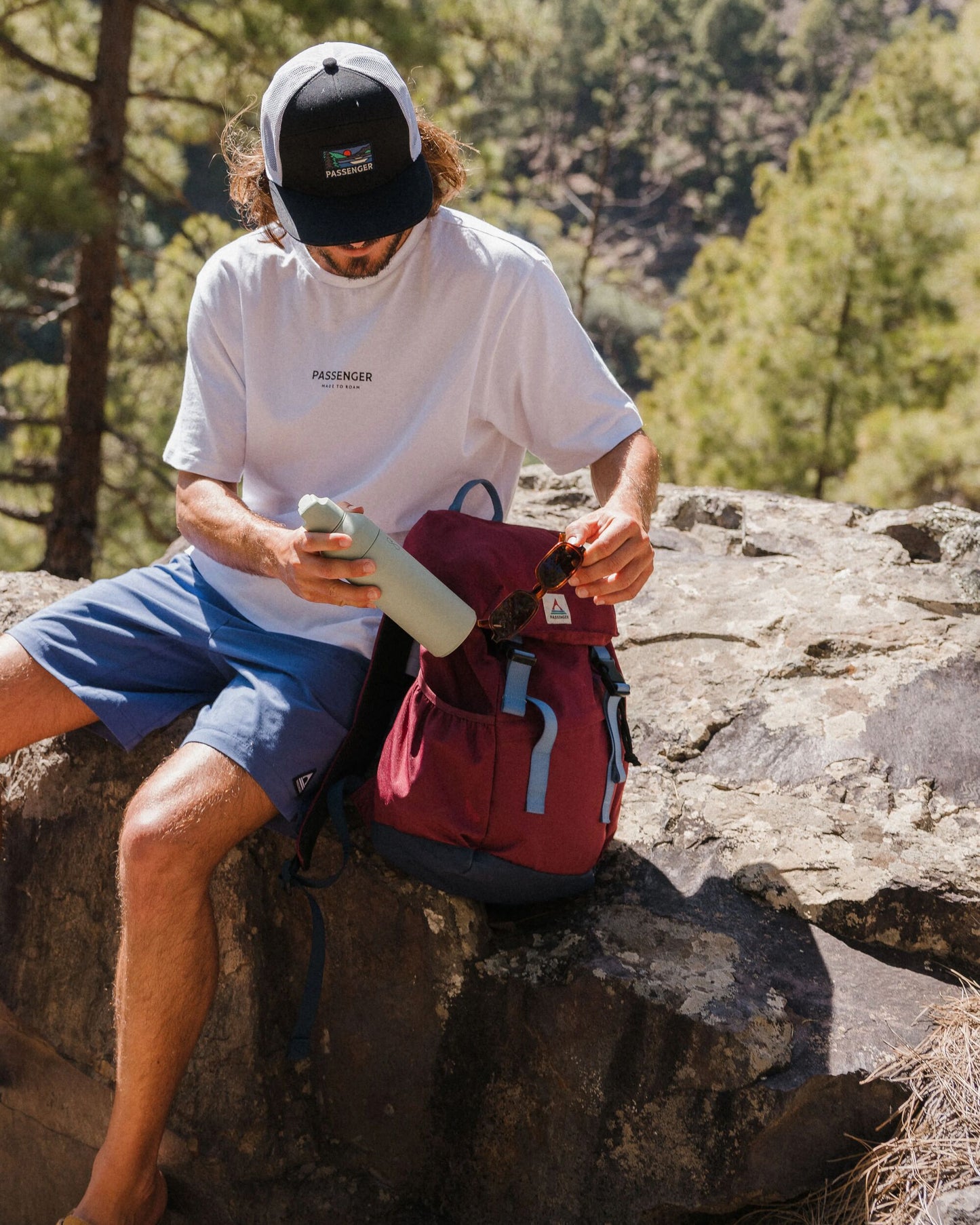 Boondocker Recycled 18L Backpack - Mauve Dusk - Lifestyle - Male