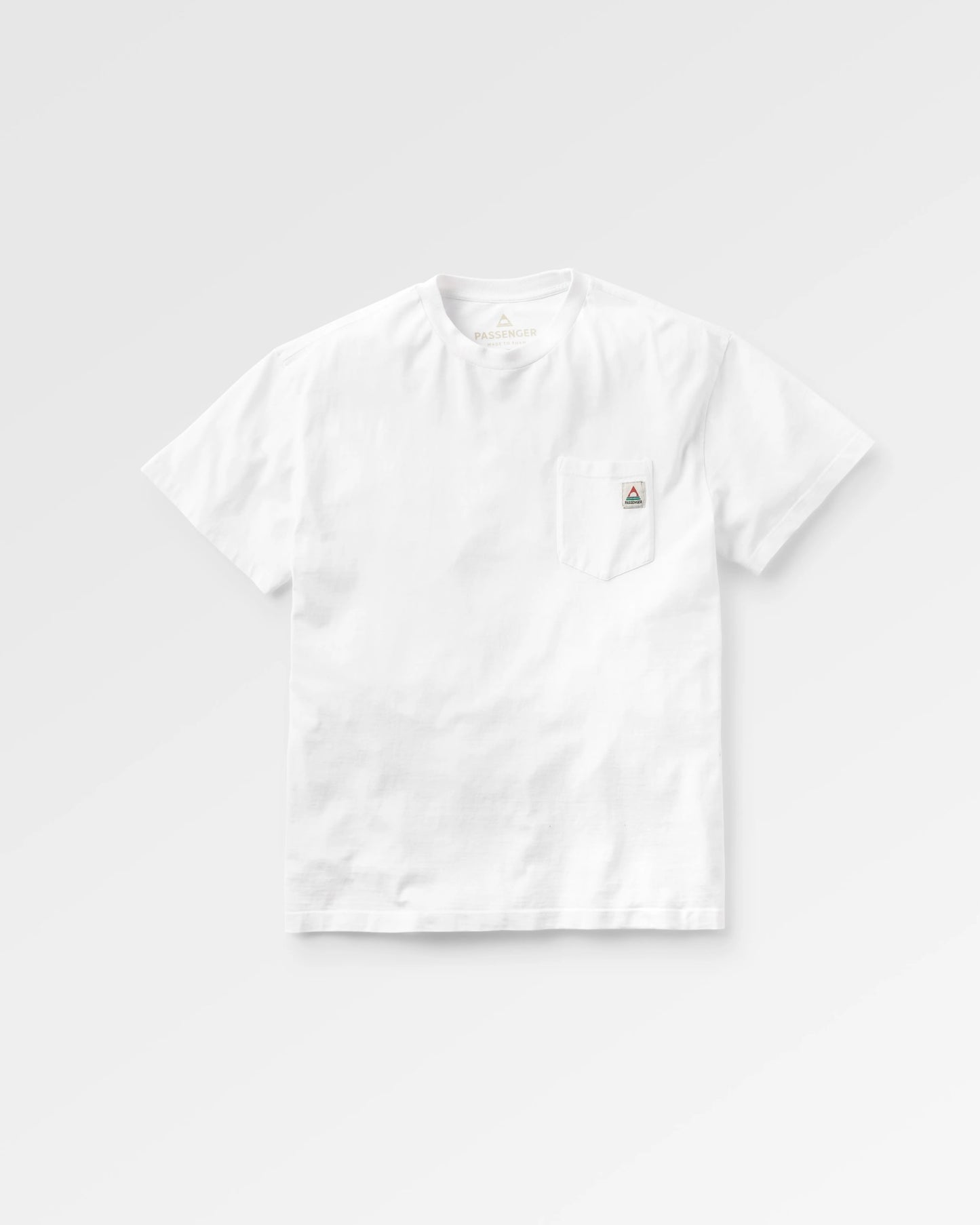 Heritage Recycled Relaxed Fit T-Shirt - White - Flatlay
