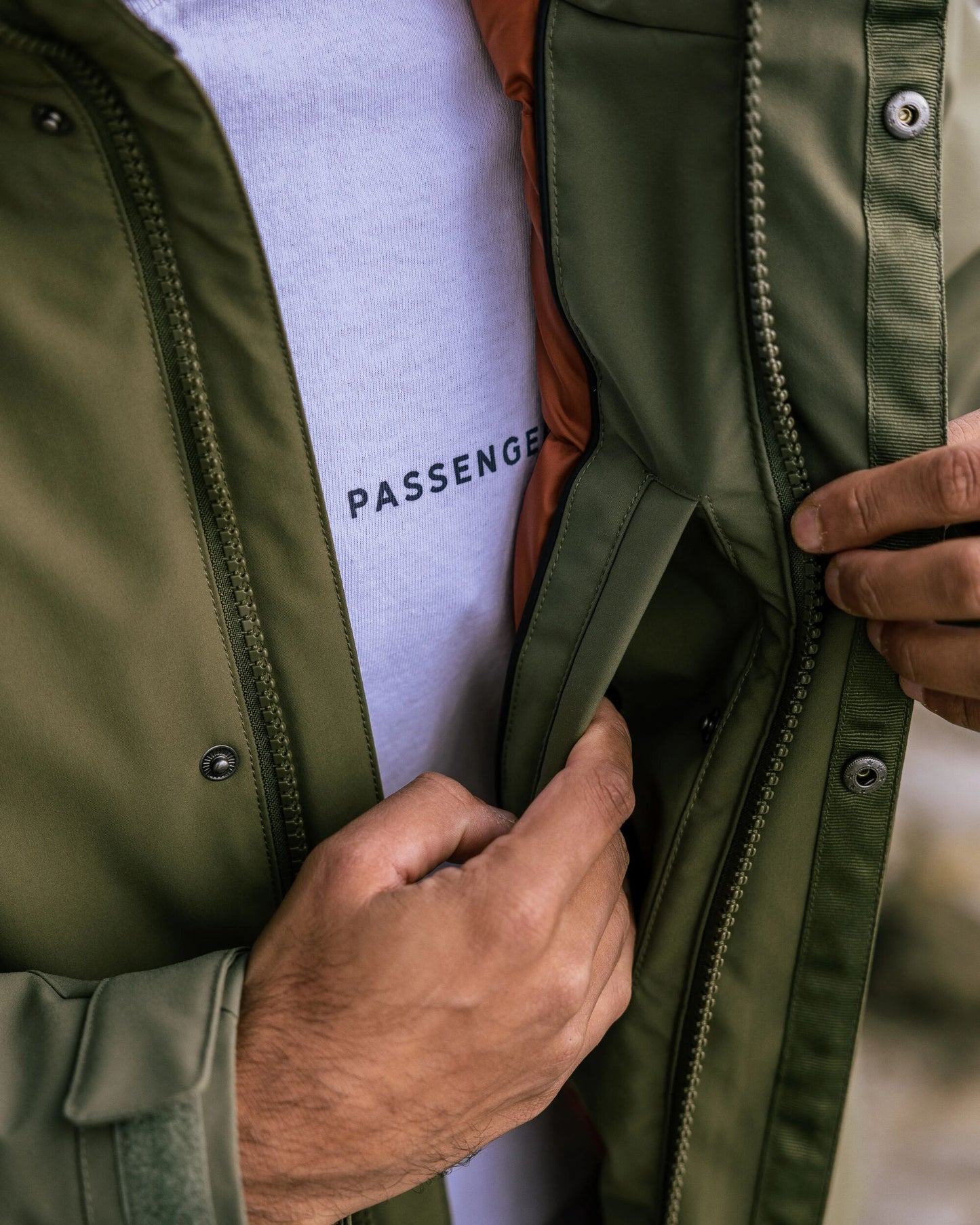 Baltic Recycled Insulated Parka - Khaki - Lifestyle