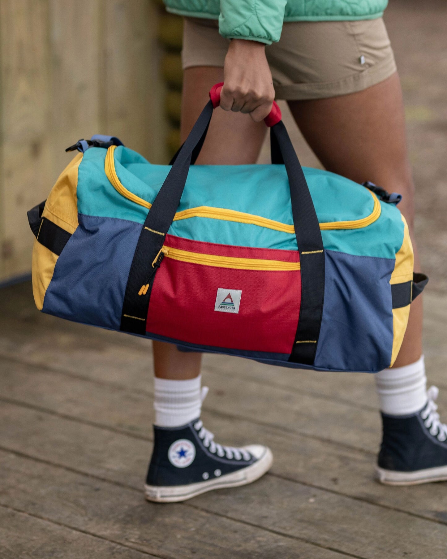 Boondocker Recycled 30L Duffel - Multi Primary - Lifestyle - Female