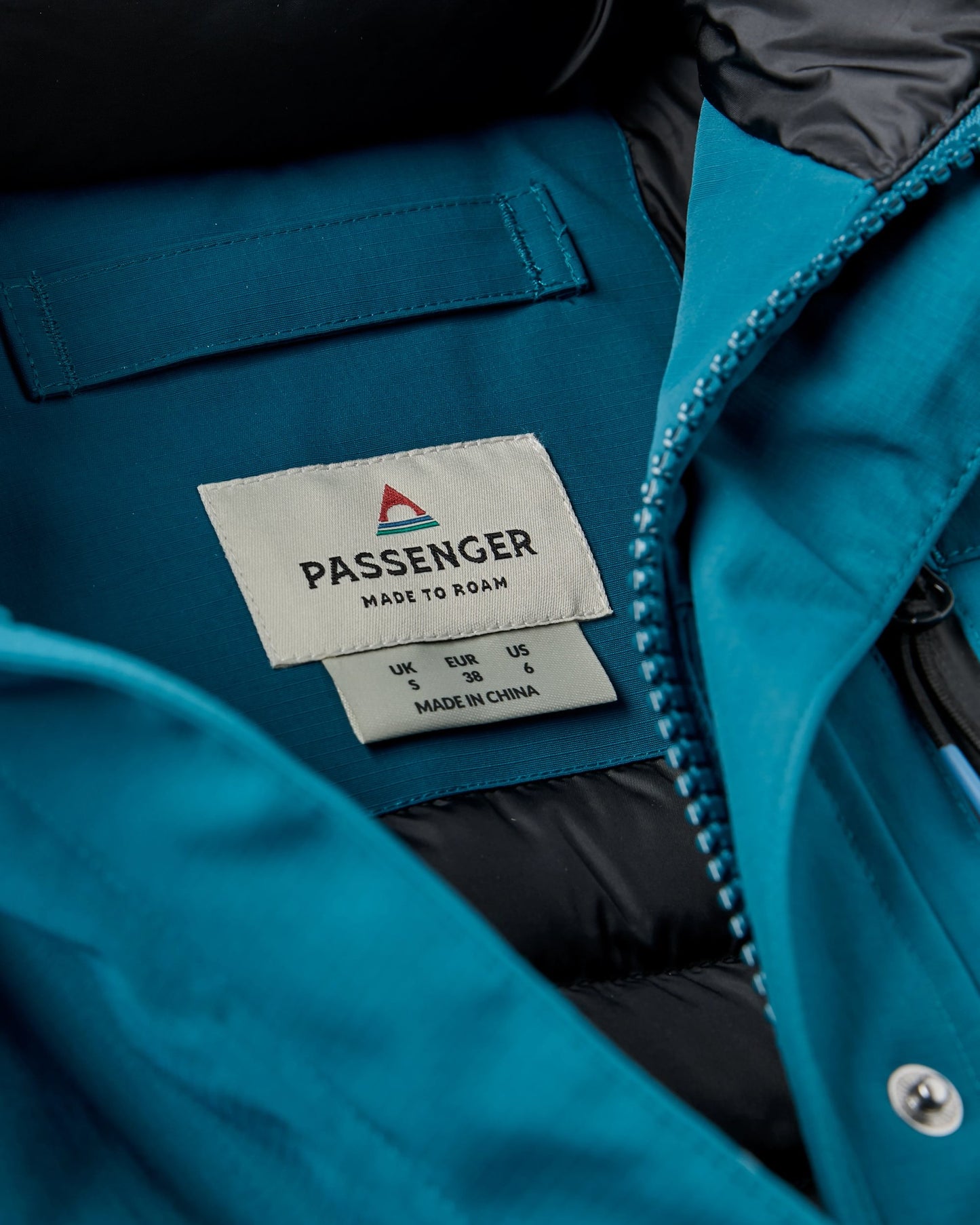Cloudmont Recycled Waterproof Down Parka - Tidal Blue - Flatlay