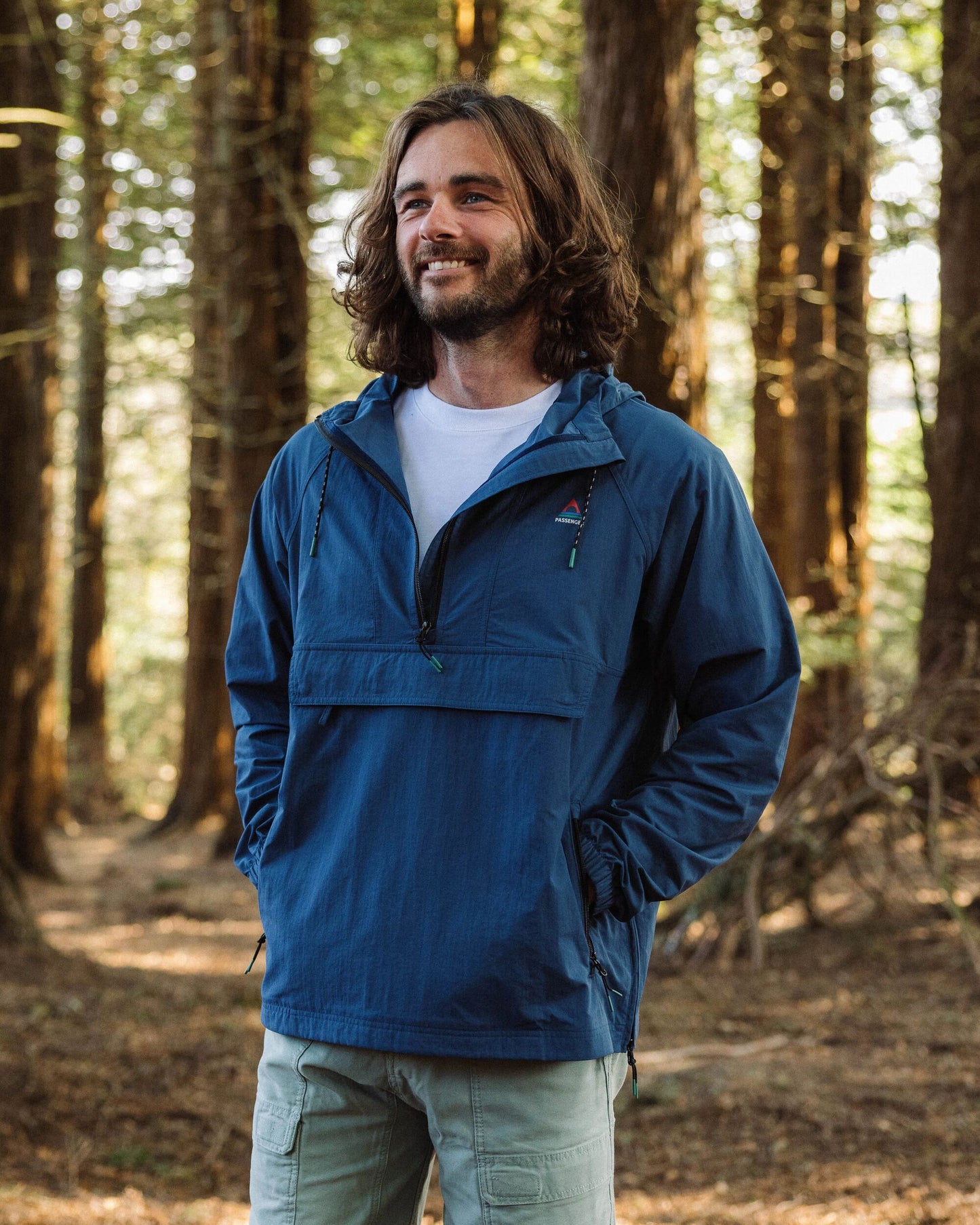 Seek Out Water Resistant Jacket - Dark Denim - Lifestyle