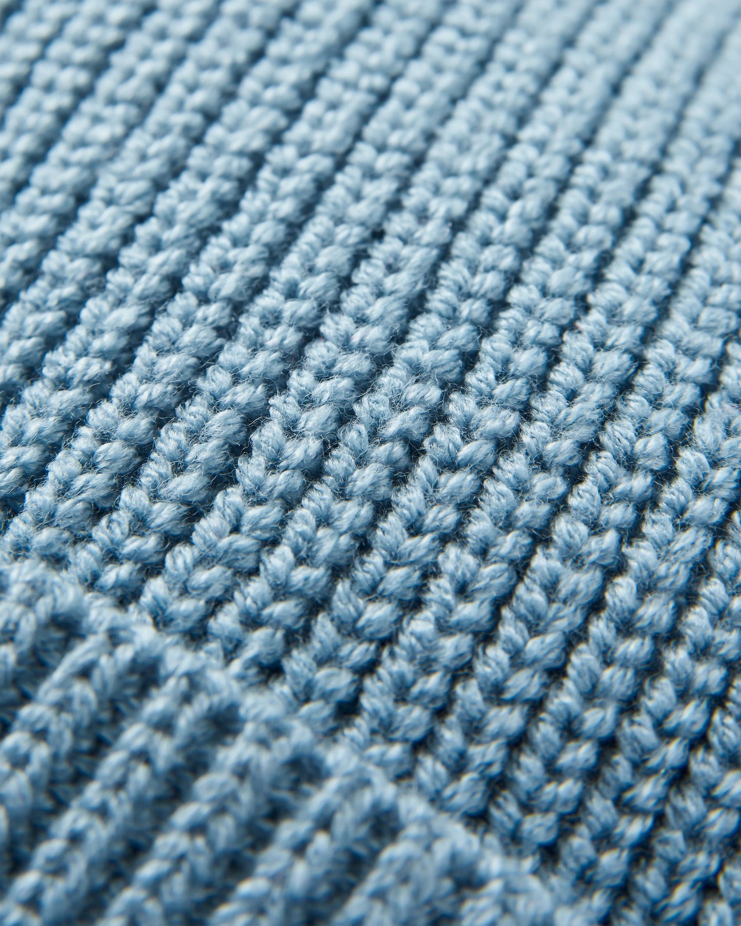 Compass Recycled Beanie - Ice Blue - Flatlay