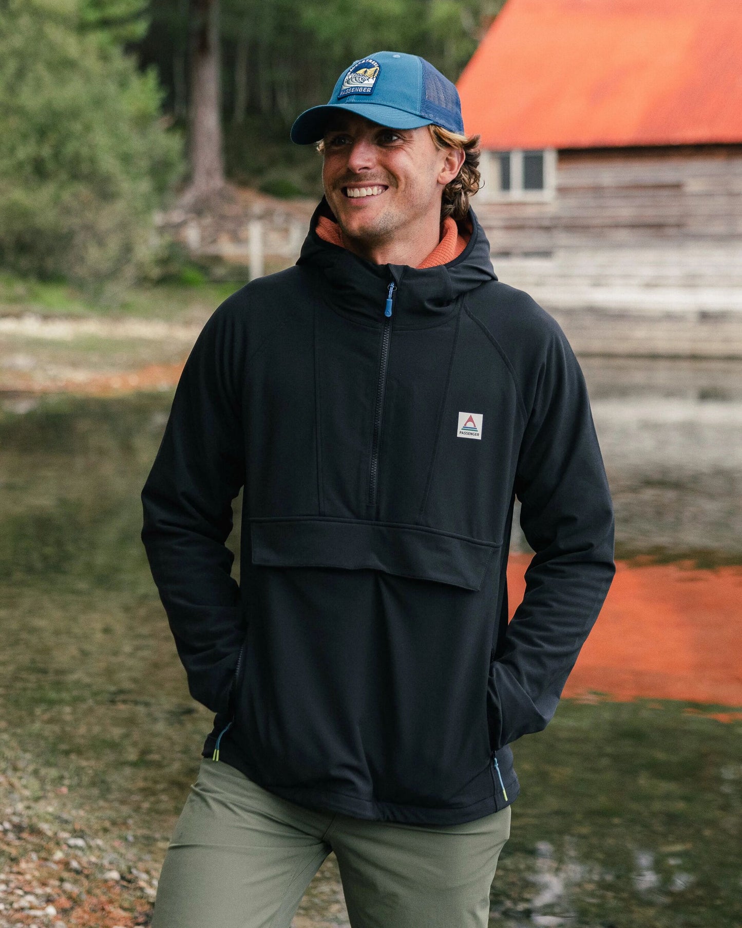 Roamer Recycled Softshell Jacket - Black - Lifestyle