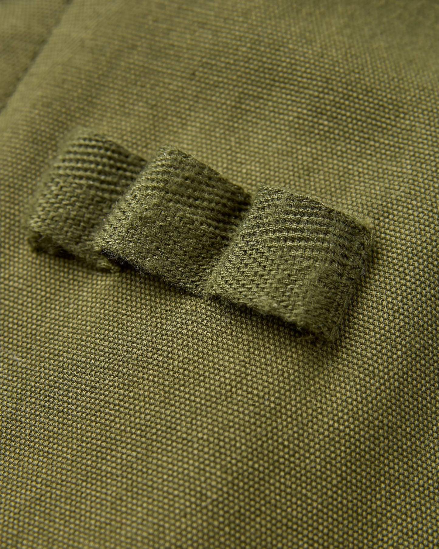 Explorers Organic Cotton Canvas Vest - Khaki - Flatlay