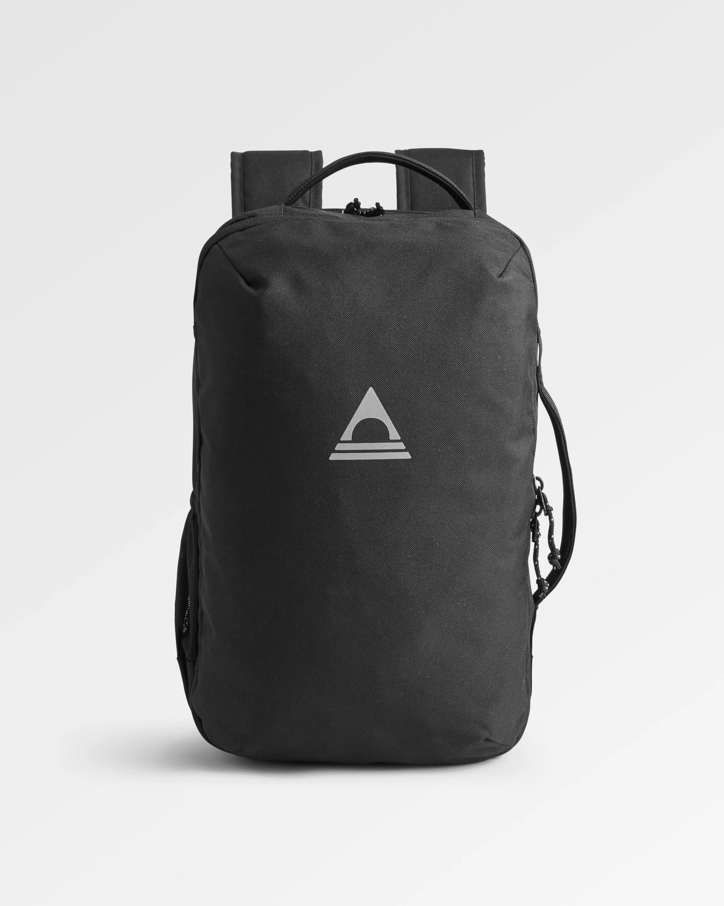 Stratos Duffel Backpack - Black - Flatlay
