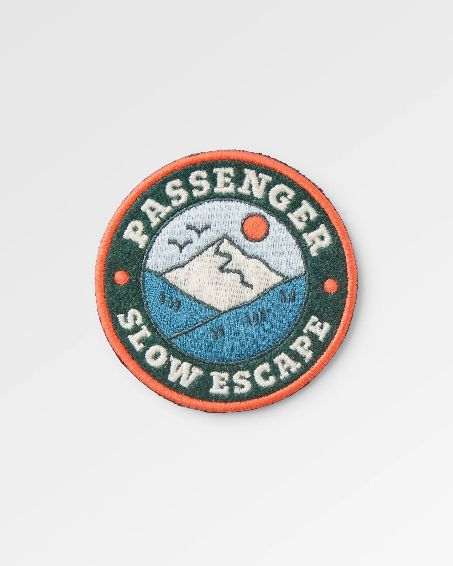 Slow Escape Patch - Ember Orange - Flatlay