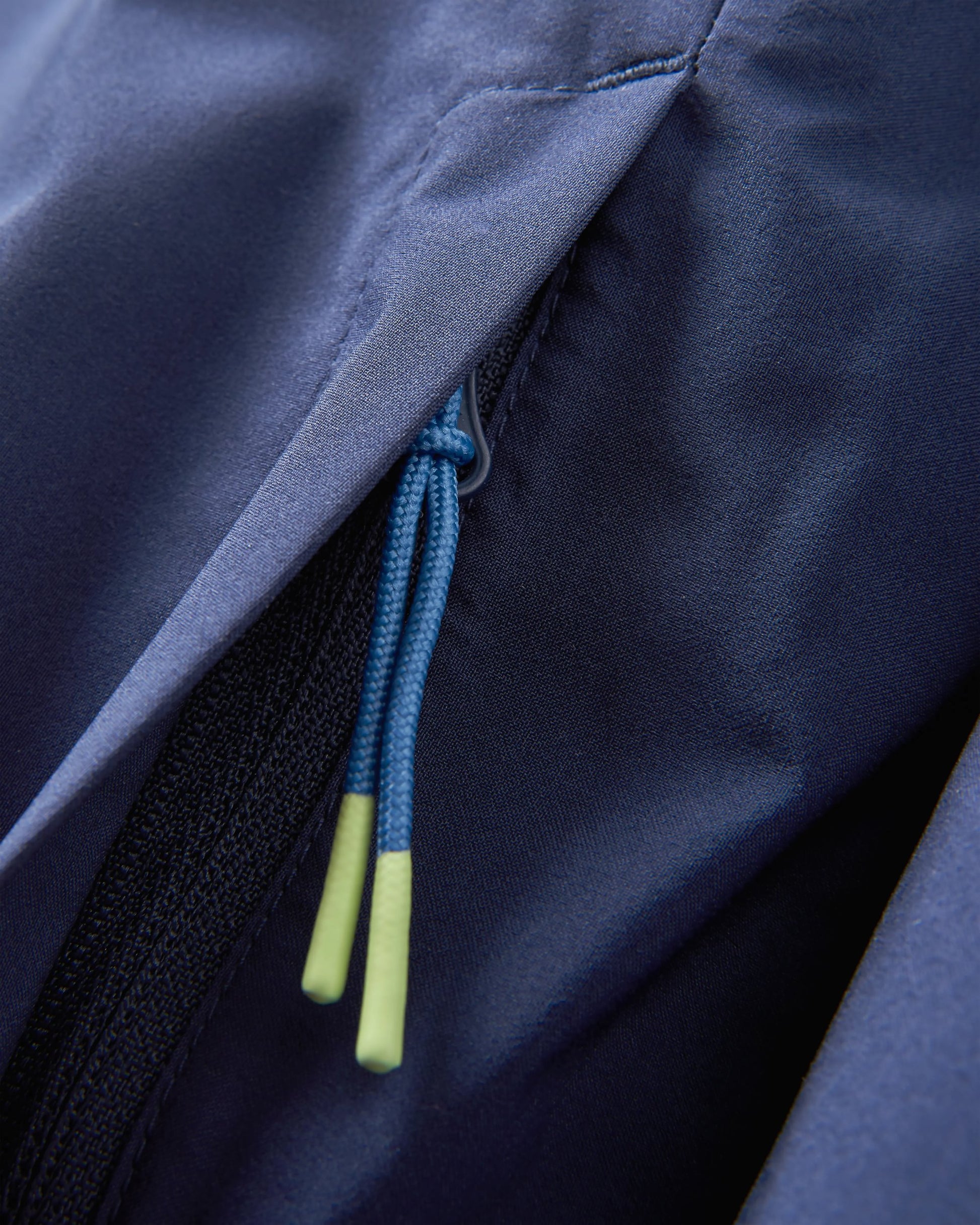 Skyline Recycled Waterproof Anorak - Rich Navy - Flatlay