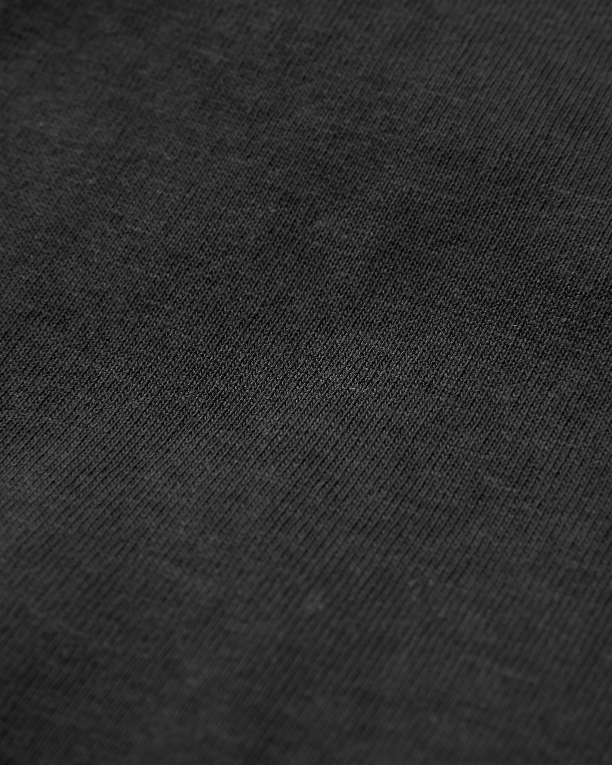 Remote Recycled Cotton T-Shirt - Black - Flatlay