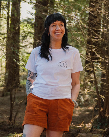 Penida Recycled Cotton T-Shirt - White - Lifestyle