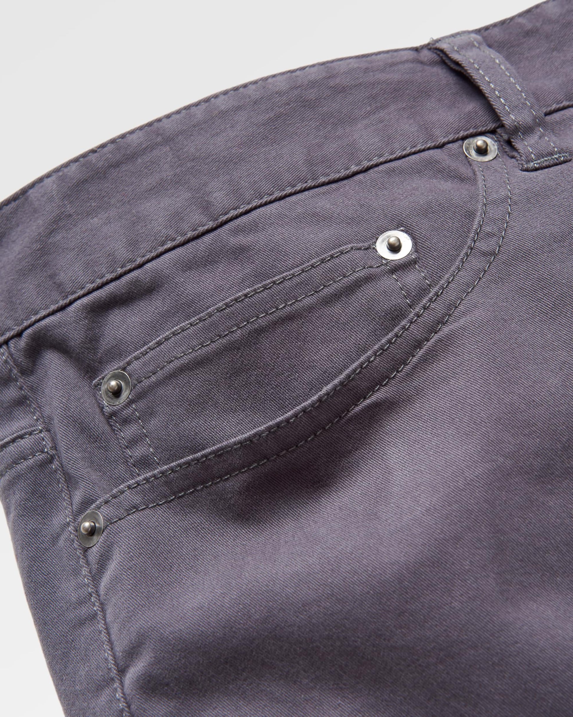 365 5 Pocket Trouser - Charcoal - Flatlay