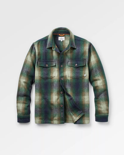 Barren Overshirt - Khaki - Flatlay