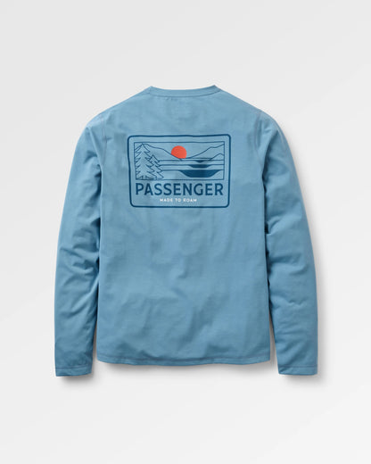 Roamscreen UPF50 LS T-Shirt - Faded Denim - Flatlay