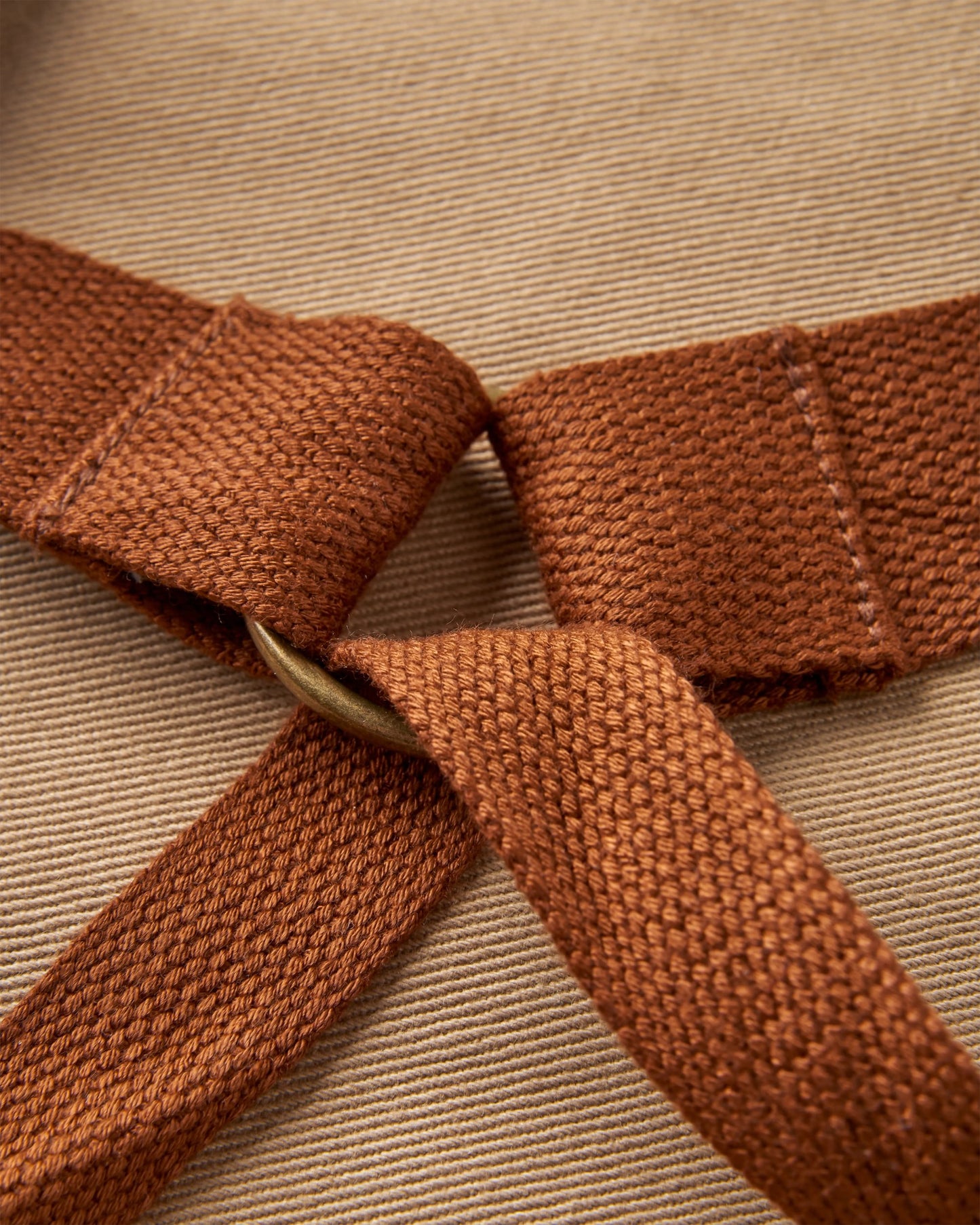Campfire Recycled Cotton Apron - Elmwood - Flatlay