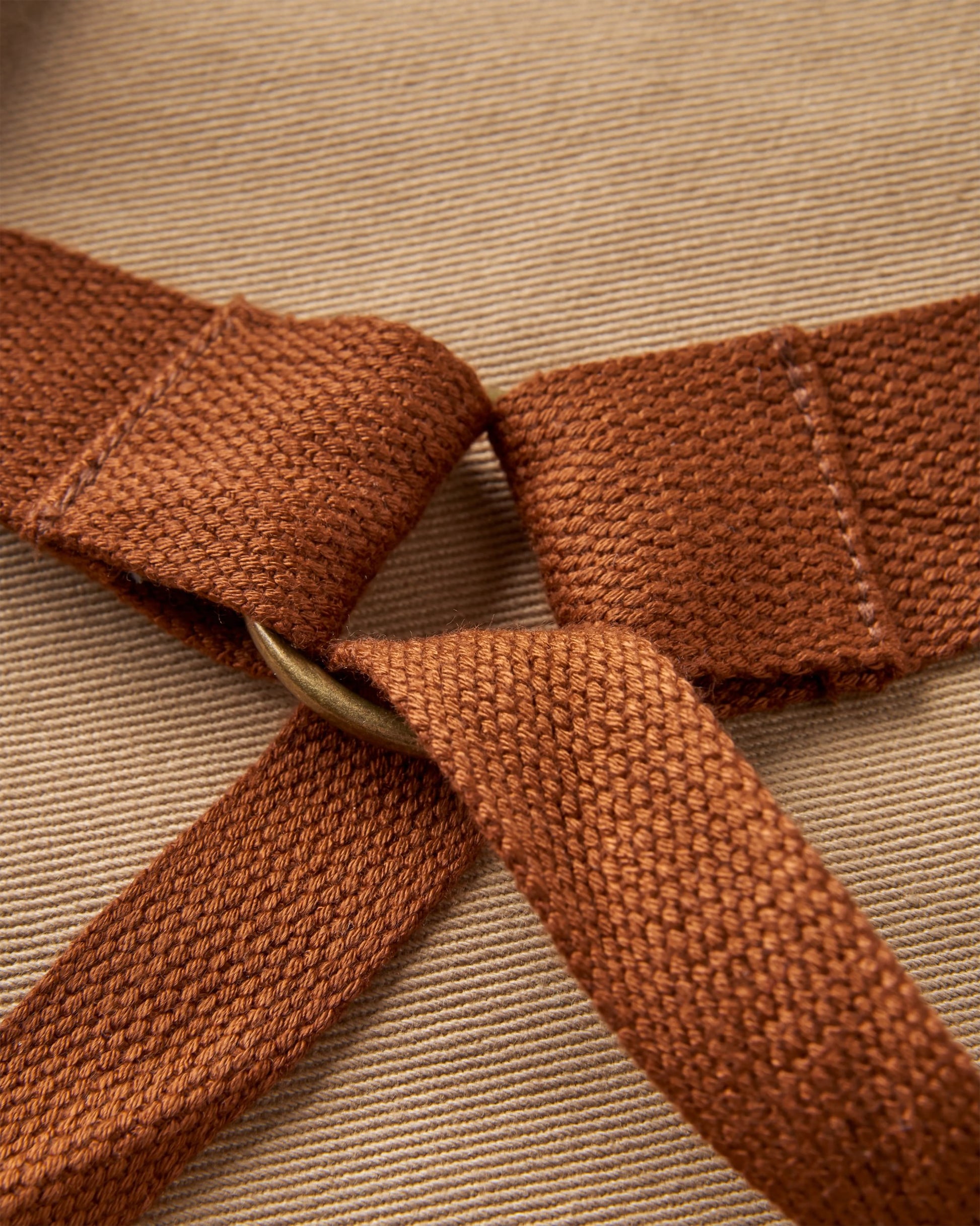 Campfire Recycled Cotton Apron - Elmwood - Flatlay