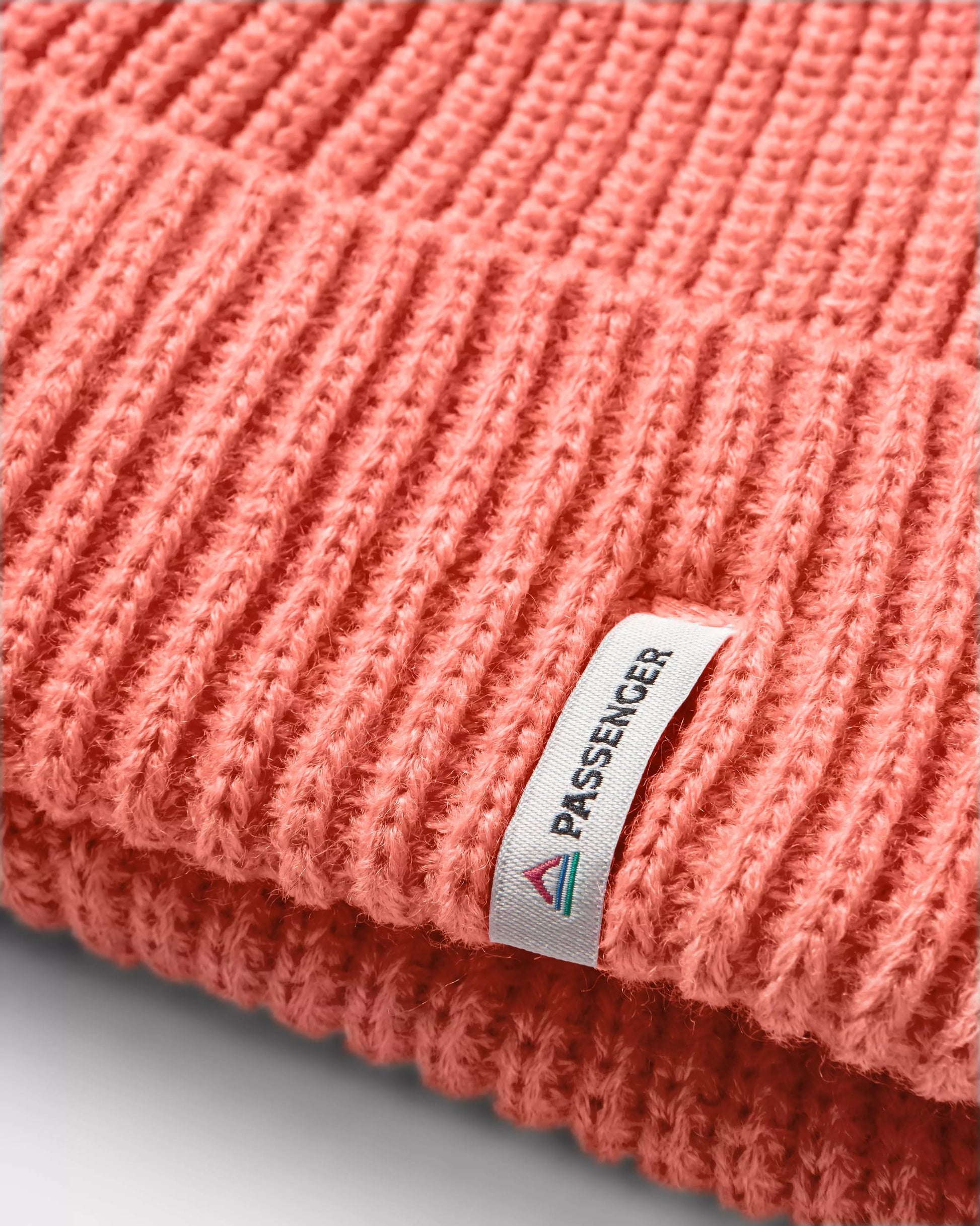 Compass Recycled Beanie - Shell Pink