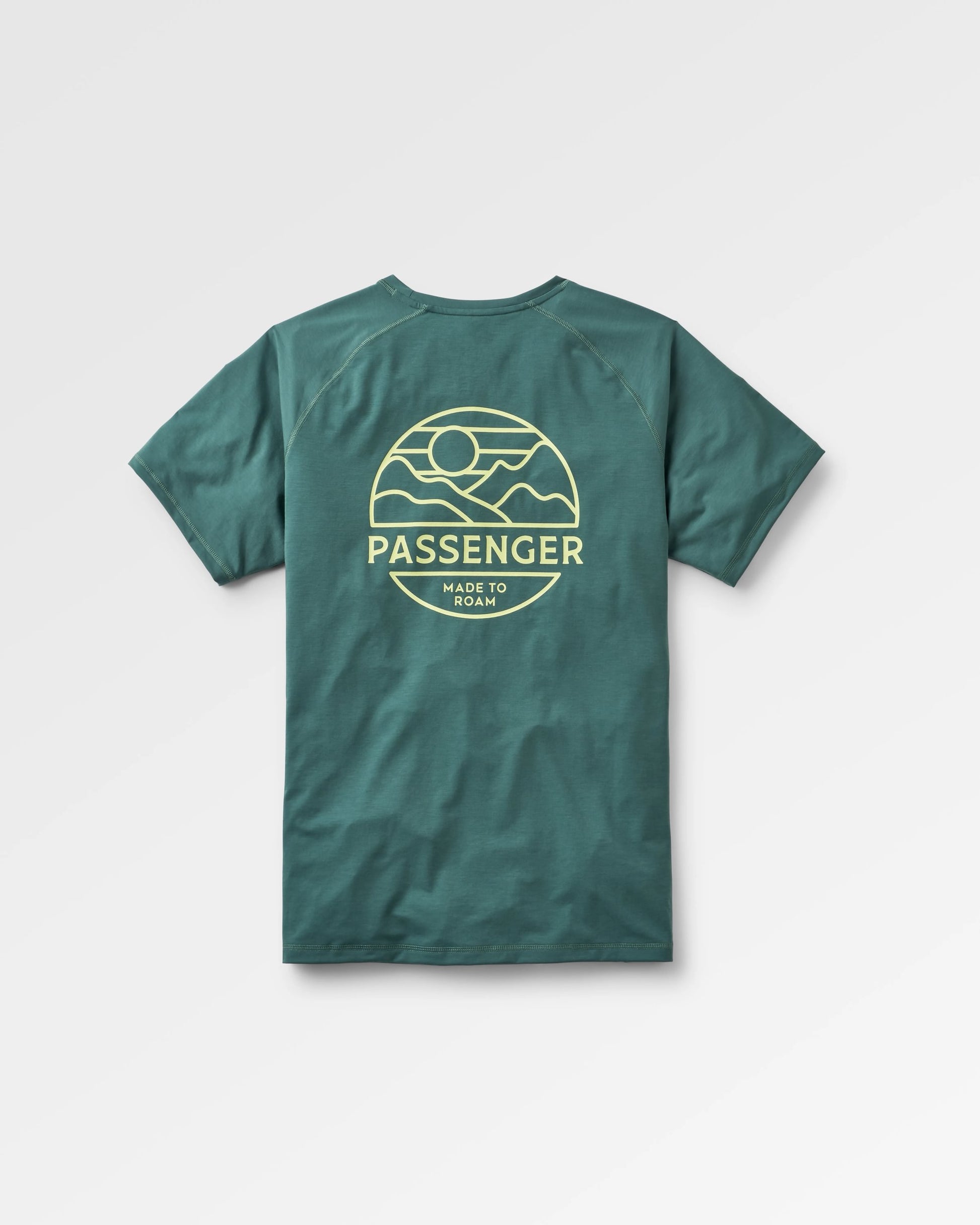 Sedona Drirelease® Recycled Active T-Shirt - Deep Ocean - Flatlay