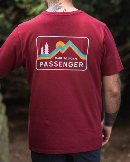 Made to Roam Recycled Cotton T-Shirt - Forest Berry