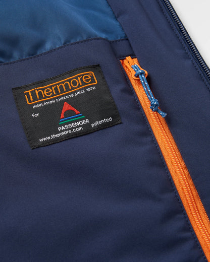 Eclipse Insulated Waterproof Jacket - Rich Navy - Flatlay