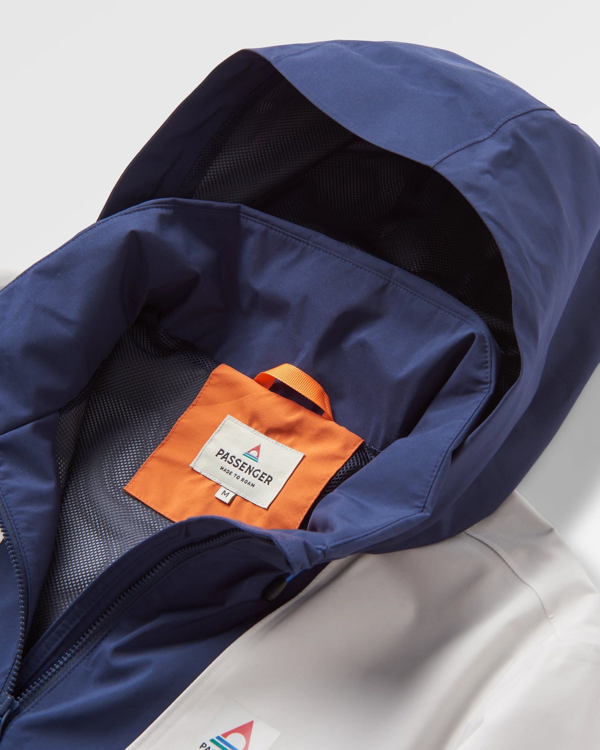Skyline Recycled Waterproof Anorak - Burnt Orange/Birch - Flatlay