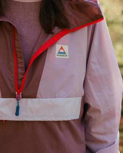 Viento Recycled Windshell Anorak - Lilac Mist/Grape - Lifestyle