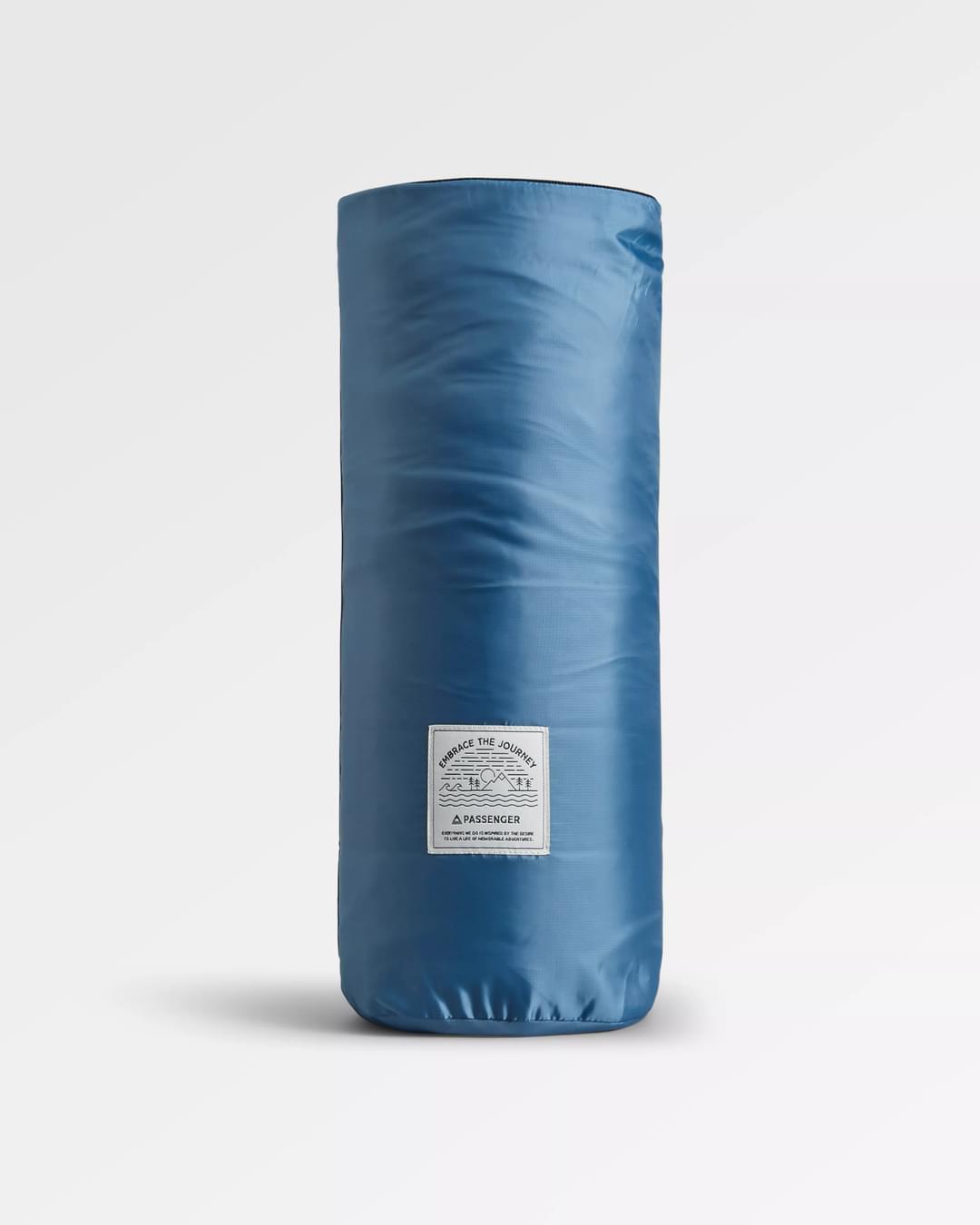 Travel Recycled Ripstop Blanket - Washed Blue - Flatlay