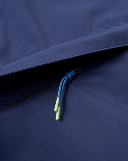 Skyline Recycled Waterproof Anorak - Rich Navy - Flatlay