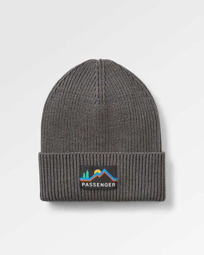 Passenger Recycled Beanie - Charcoal - Flatlay