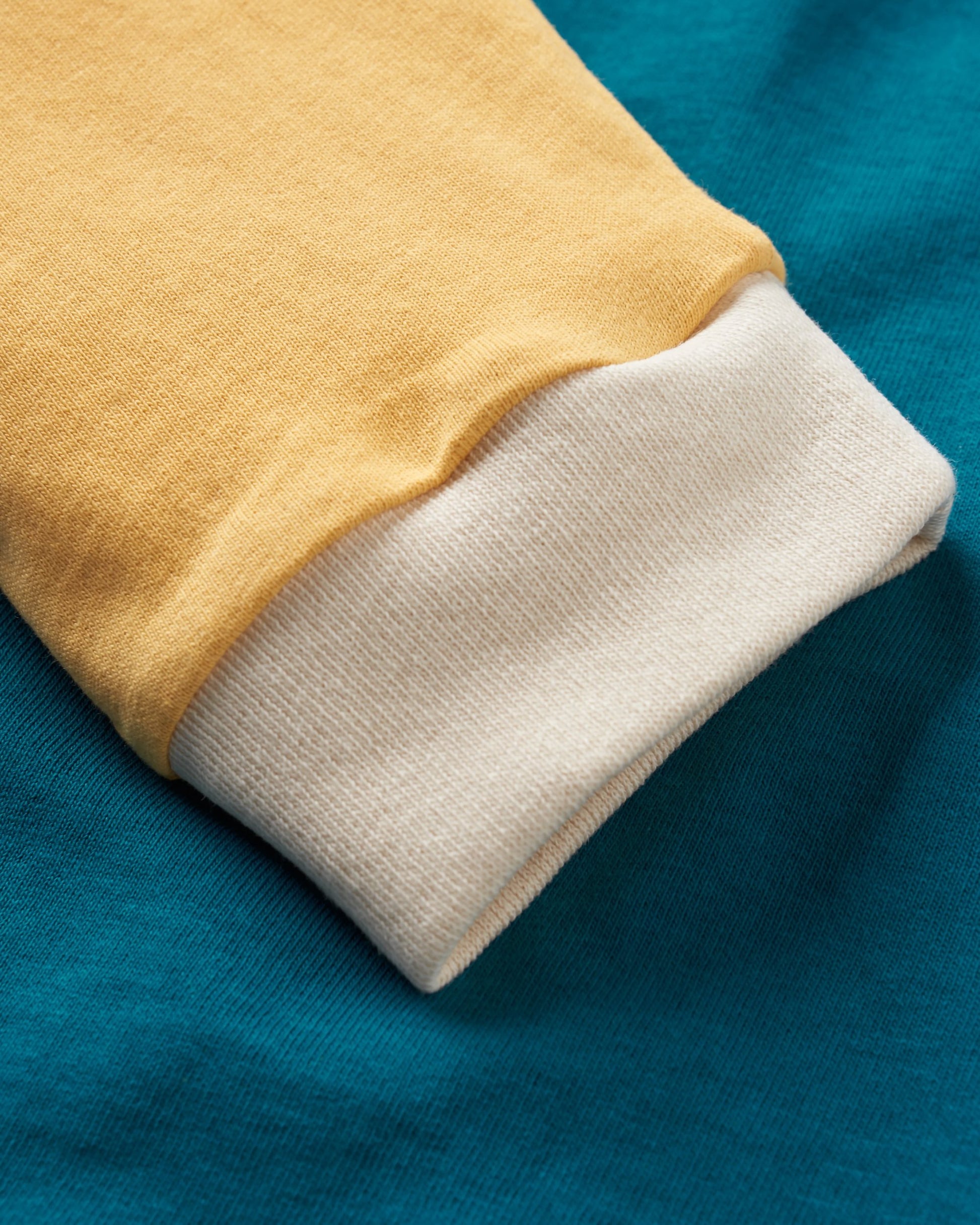 Riser Recycled LS T-Shirt - Blue Coral - Flatlay