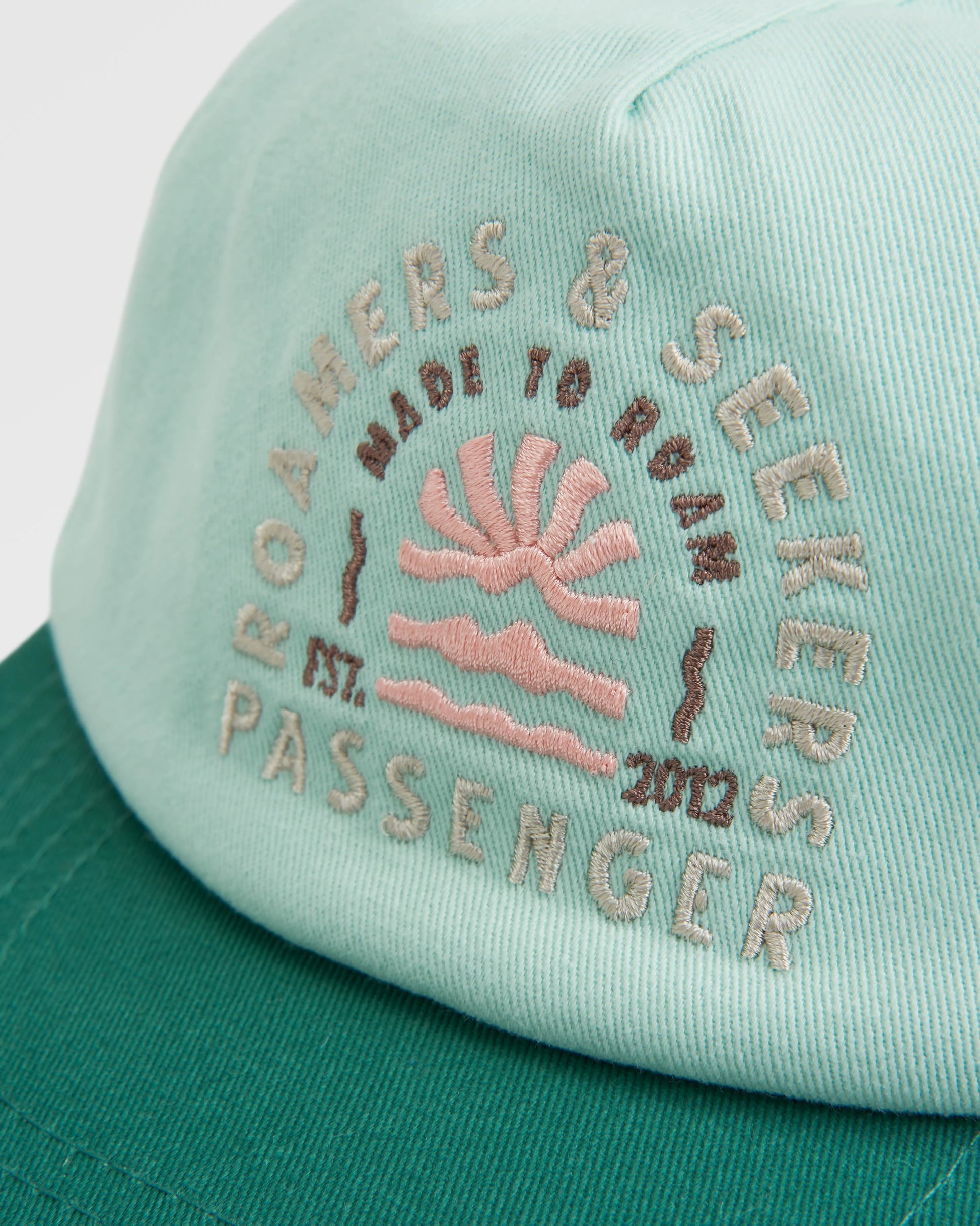 Seekers Recycled Cotton Low Profile Cap - Deep Sea - Flatlay