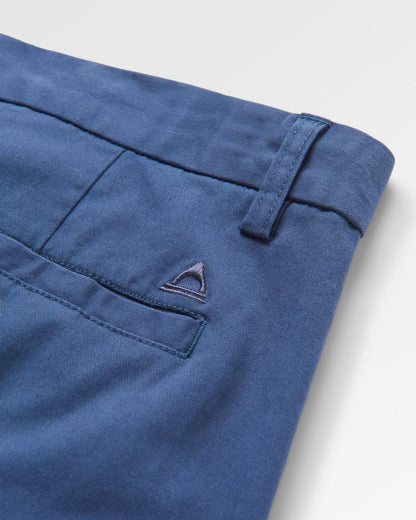 365 Organic Cotton Trouser - Dark Denim - Flatlay
