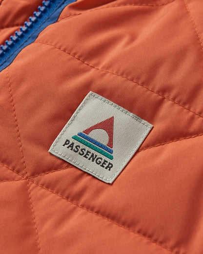 Trace Recycled Thermore® Insulated Jacket - Burnt Orange - Flatlay