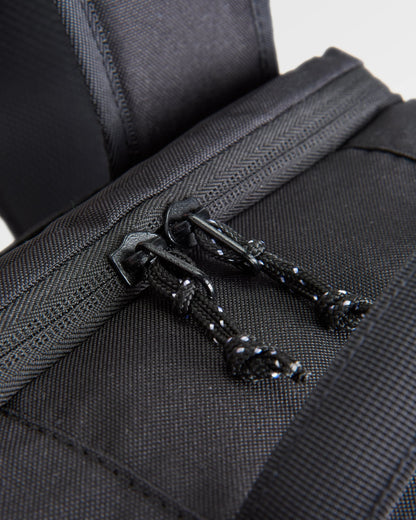 Stratos Duffel Backpack - Black - Flatlay