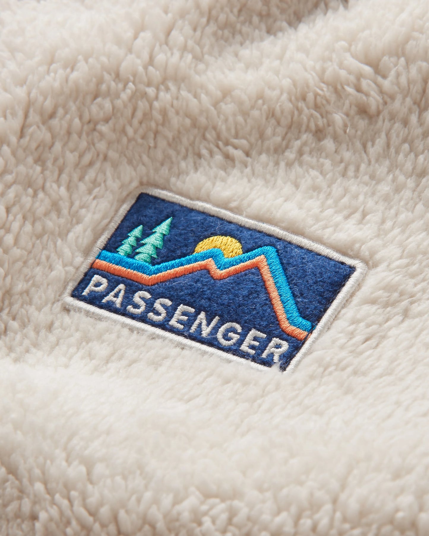 Nestling Recycled Polar-Lined Sherpa Fleece - Deep Plum - Flatlay