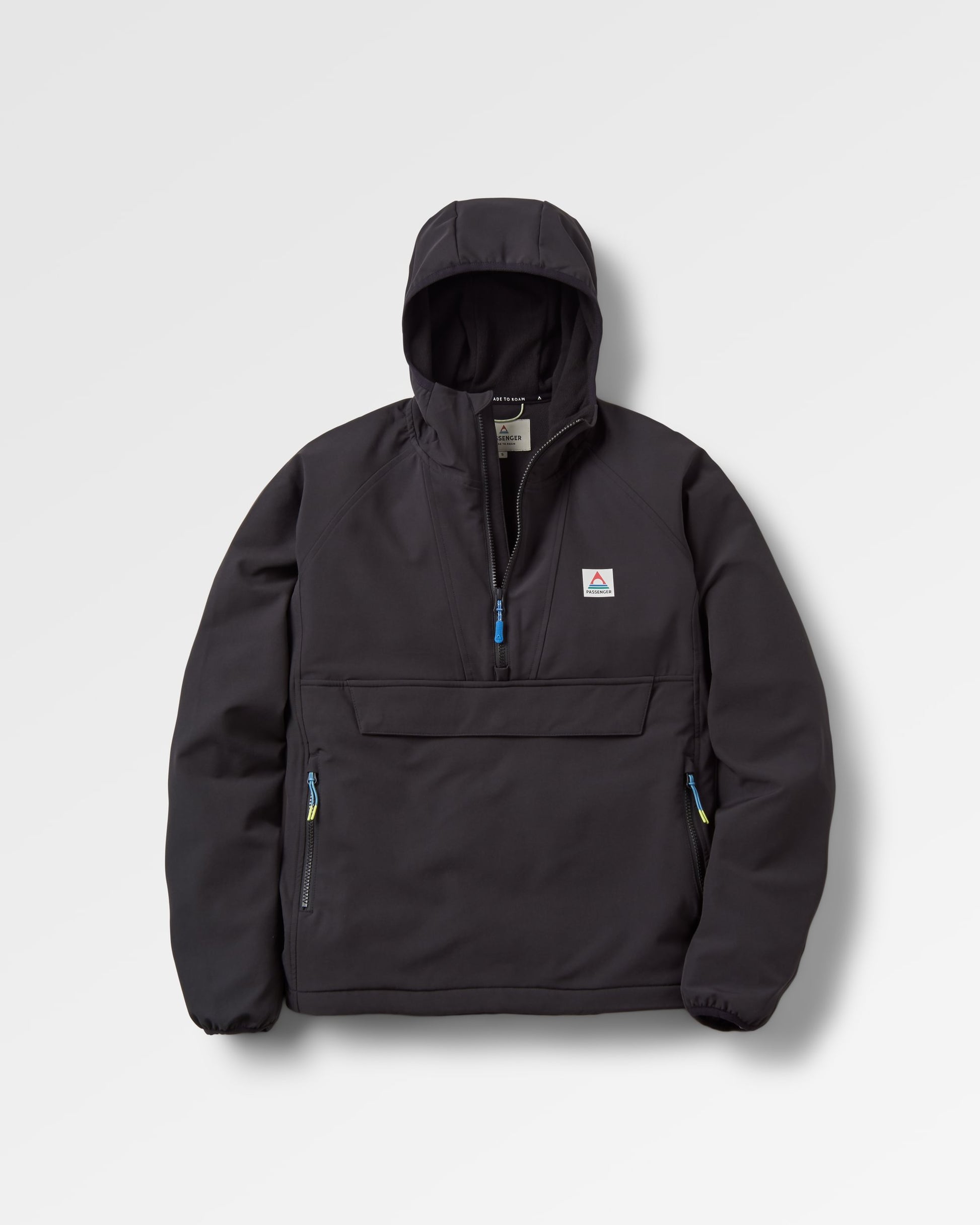 Ocean Recycled Softshell Jacket - Black - Flatlay