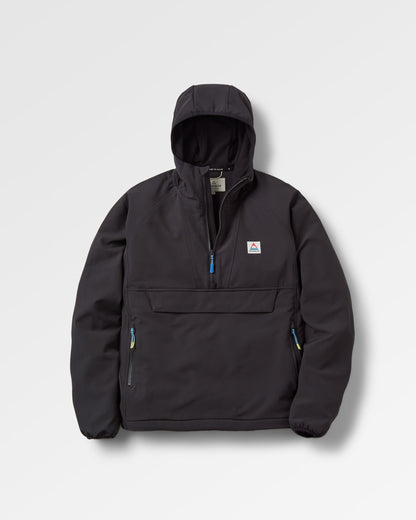 Ocean Recycled Softshell Jacket - Black - Flatlay