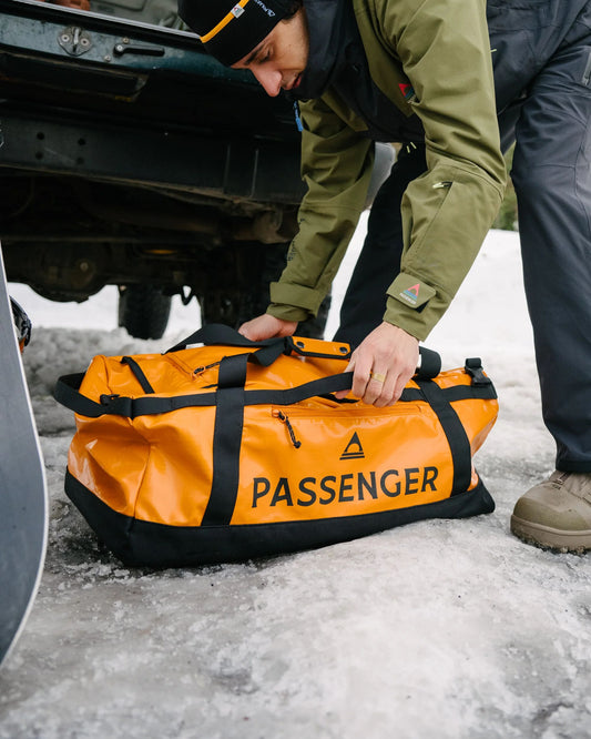 Roamer Recycled 60L Duffel Bag - Sunrise Orange - Lifestyle