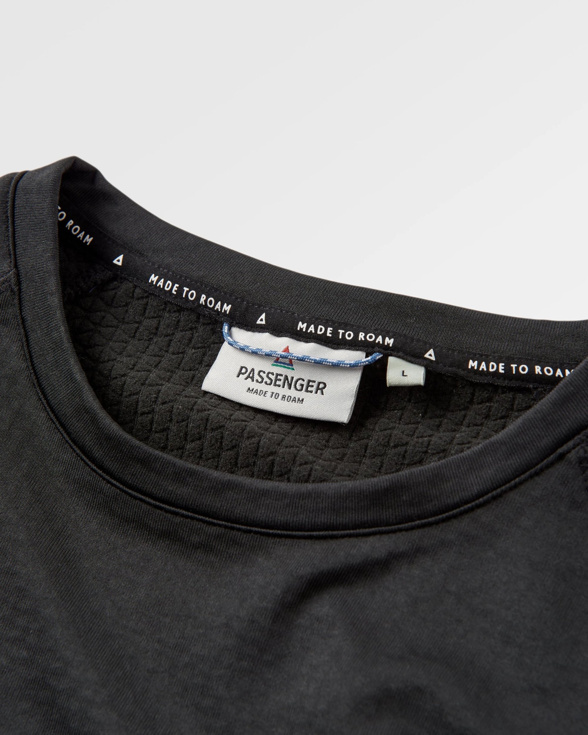 Alpine Recycled Base Layer LS T-Shirt - Black - Flatlay