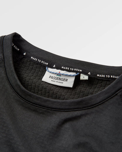 Alpine Recycled Base Layer LS T-Shirt - Black - Flatlay