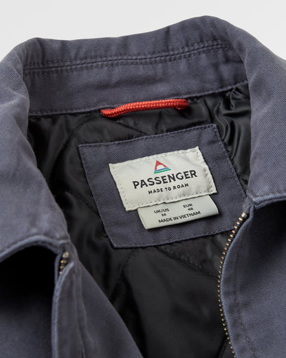 Taylor Quilted Jacket - Charcoal - Flatlay