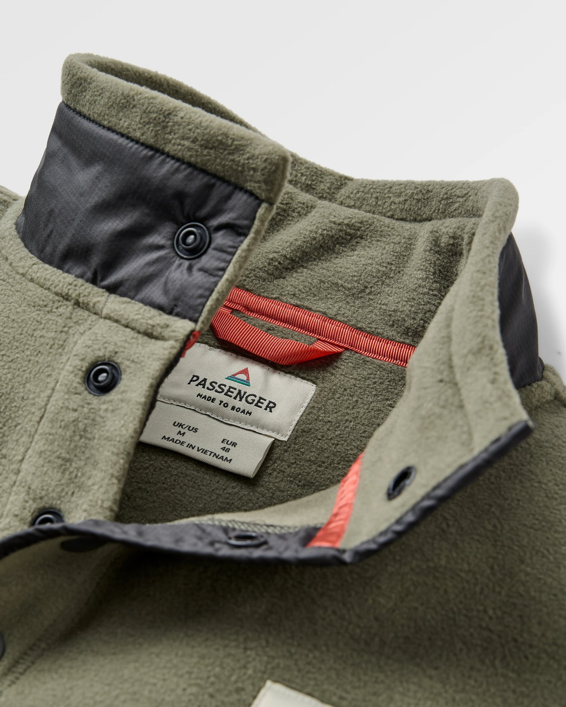 Dusk Polar Fleece - Dusty Olive - Flatlay