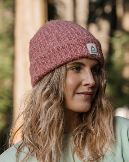 Redwood Fleece Lined Recycled Beanie - Rose - Lifestyle - Female
