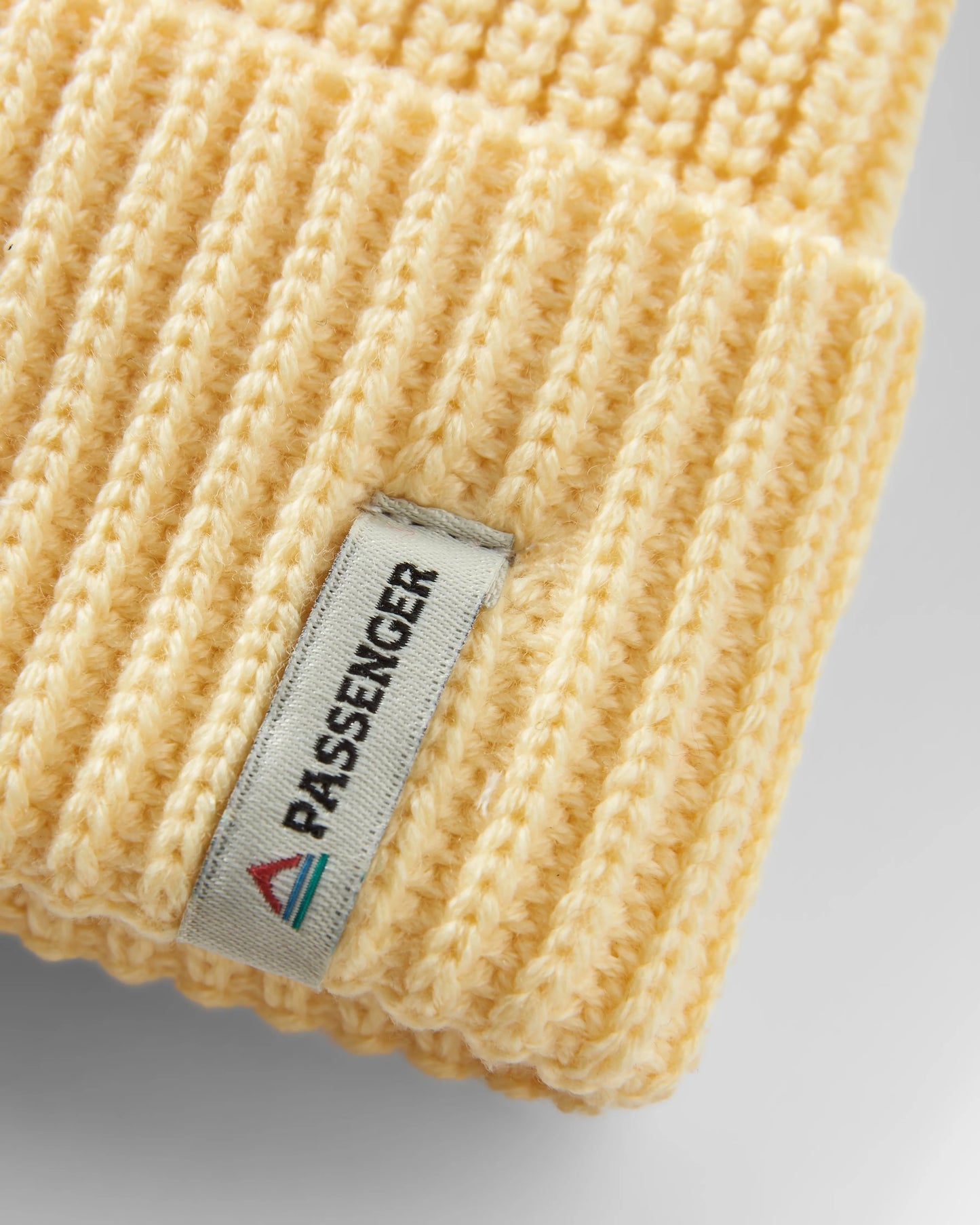 Compass Recycled Beanie - Sunlight - Flatlay
