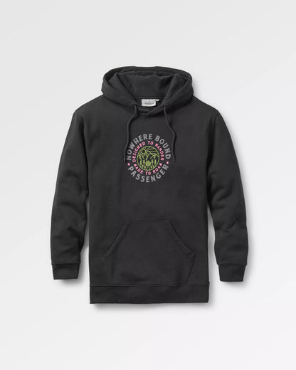 In The Woods Hoodie - Black - Flatlay