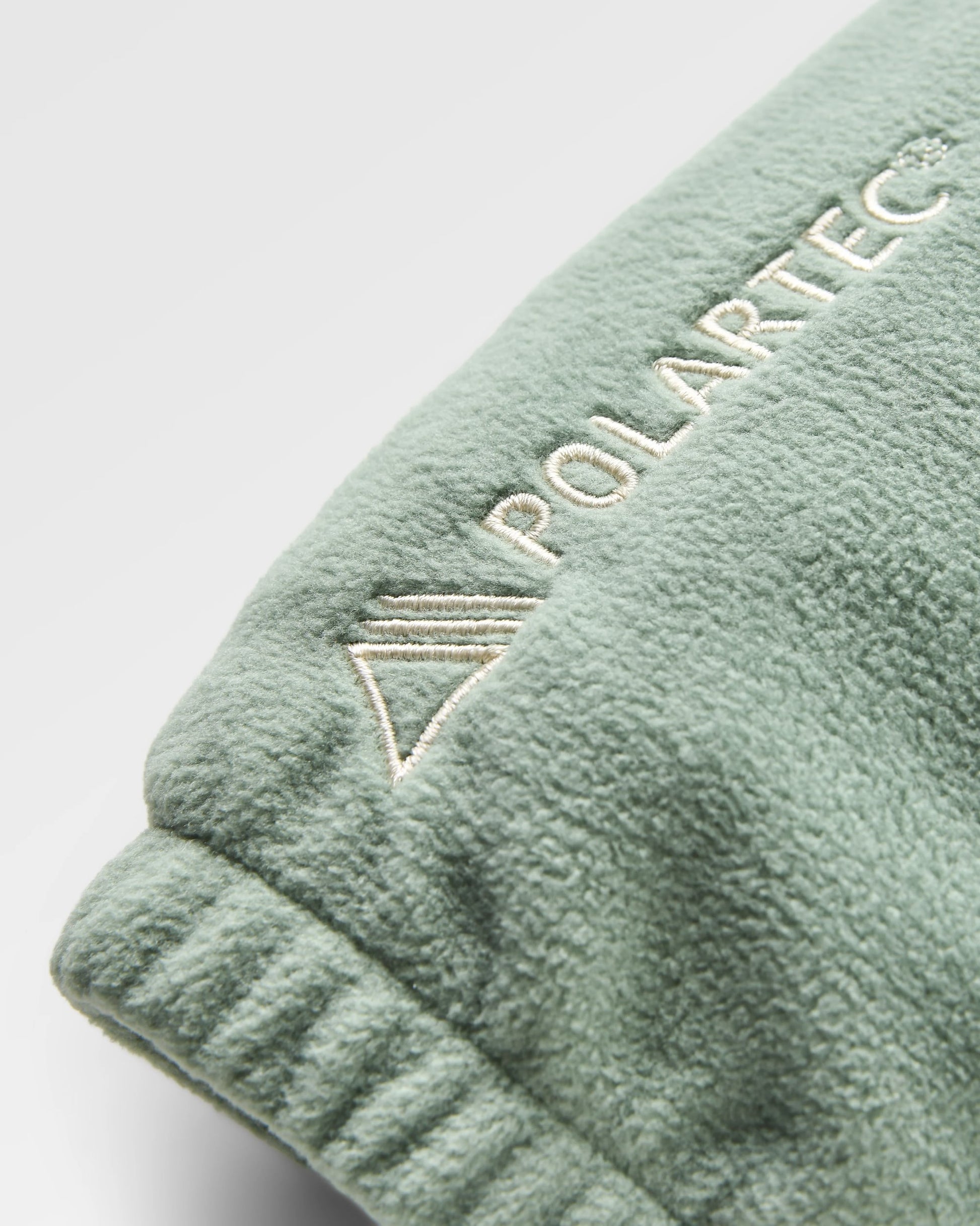 Ayla Recycled Micro Polartec® Fleece - Pistachio - Flatlay