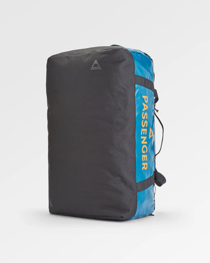 Roamer Recycled 80L Duffel Bag - Tidal Blue - Flatlay