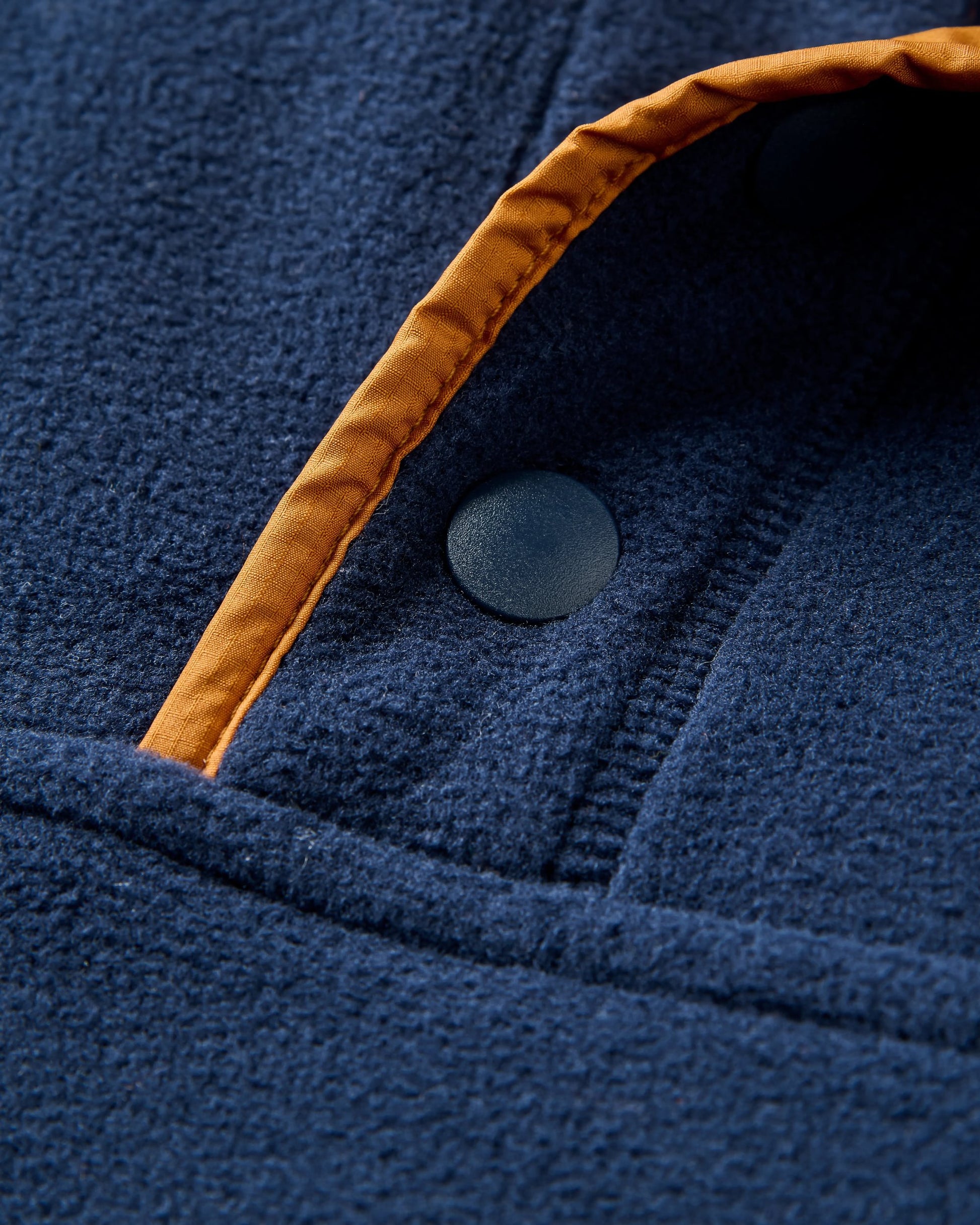 Dusk Polar Fleece - Rich Navy - Flatlay